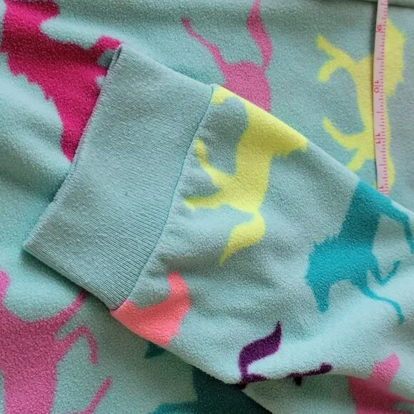 Joe Boxer Kids One Piece Fleece Pajama Long Sleeves Large 10-12 Gently Loved - Picture 6 of 13